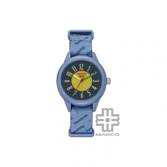 Reebok Little League RV-LIL-K3-PKNK-KY Sky Blue and Yellow Kid Watch | Analog Dial | 32MM | 3 ATM | Nylon Strap Reebok Little League RV-LIL-K3-PKNK-KY Sky Blue and Yellow Kid Watch | Analog Dial | 32MM | 3 ATM | Nylon Strap