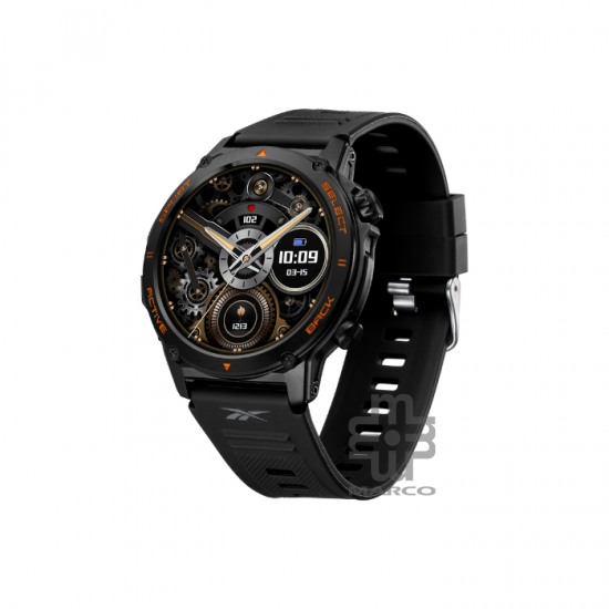 Reebok Motive | Unisex Smartwatch | RV-MTI-G0-PBIB-BB | Warrior Black | AMOLED Display | 47MM