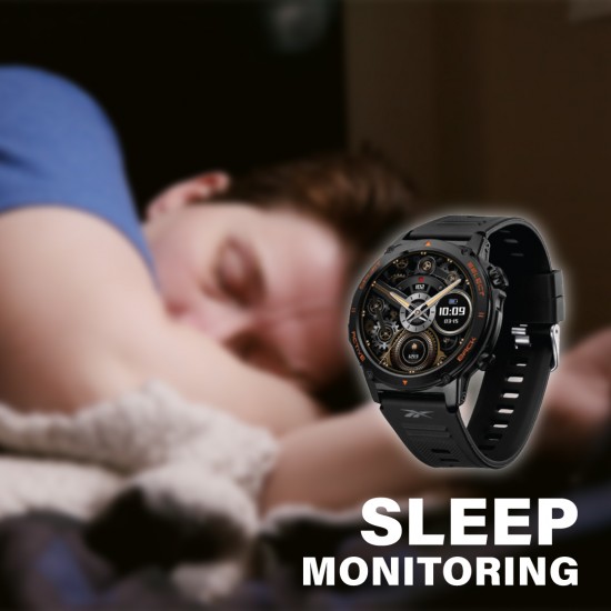 Reebok Motive | Unisex Smartwatch | RV-MTI-G0-PBIB-BB | Warrior Black | AMOLED Display | 47MM