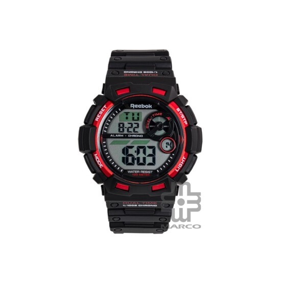 Reebok Patchy RV-PAT-G9-PBPB-WR Black Red Men Digital Watch | 35MM | 10ATM | 2Y Warranty Reebok Patchy RV-PAT-G9-PBPB-WR Black Red Men Digital Watch | 35MM | 10ATM | 2Y Warranty