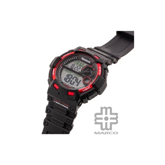 Reebok Patchy RV-PAT-G9-PBPB-WR Black Red Men Digital Watch | 35MM | 10ATM | 2Y Warranty Reebok Patchy RV-PAT-G9-PBPB-WR Black Red Men Digital Watch | 35MM | 10ATM | 2Y Warranty