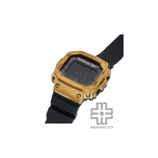 Reebok Proud RV-POD-G9-PJPB-BS Warrior Black and Men Watch | Digital Dial | 48MM | 10 ATM | PU Strap