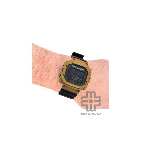 Reebok Proud RV-POD-G9-PJPB-BS Warrior Black and Men Watch | Digital Dial | 48MM | 10 ATM | PU Strap