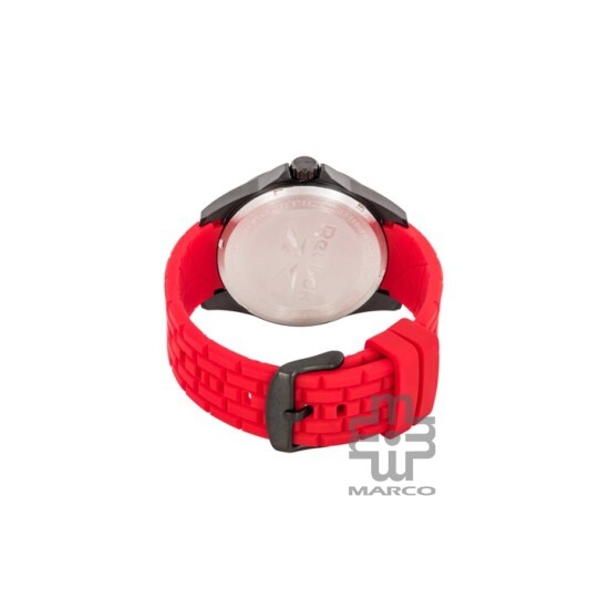 Reebok Primary RV-PRM-G3-SBIR-BR Warrior Black Case and Red Men Watch| Analog Dial | Silicone Strap | 2Y Warranty