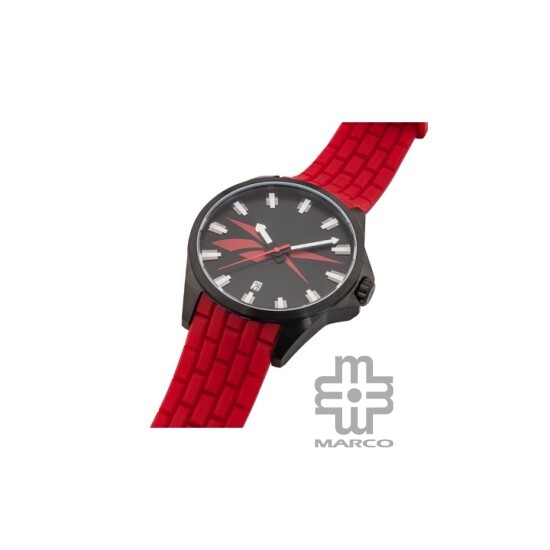 Reebok Primary RV-PRM-G3-SBIR-BR Warrior Black Case and Red Men Watch| Analog Dial | Silicone Strap | 2Y Warranty