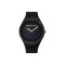 REEBOK SPARKLE RUN 2.0 GLITTER RV-SR2-L1-PBPB-B2 Black Dial Black Rubber with Stainless Steel Buckle Women Watch