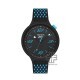 Reebok Renegrade RV-REN-G2-PBIL-BL Black Case Black Blue Silicone Strap Men Watch 