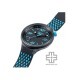 Reebok Renegrade RV-REN-G2-PBIL-BL Black Case Black Blue Silicone Strap Men Watch 