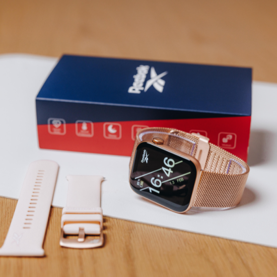 Reebok RELAY 3.0 RV-RL3-U0-A3S3-BB | Unisex Smartwatch | 1.78' AMOLED Display | Bluetooth Call | Rose Gold | 40MM