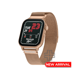 Reebok Relay Lite RV-RLI-U0-A3S3-BB|Rose Gold Unisex Smartwatch|1.85" AMOLED Display | Blood Oxygen monitoring