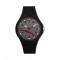 Reebok Run Retro RV-RUN-G2-PBIB-AS Black Silicone Strap Men Watch