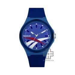 Reebok Run Retro RV-RUN-G2-PLIN-LW Blue Silicone Strap Men Watch