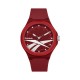Reebok Run Retro RV-RUN-G2-PRIR-RW Red Silicone Strap Men Watch