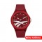 Reebok Run Retro RV-RUN-G2-PRIR-RW Red Silicone Strap Men Watch