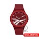 Reebok Run Retro RV-RUN-G2-PRIR-RW Red Silicone Strap Men Watch