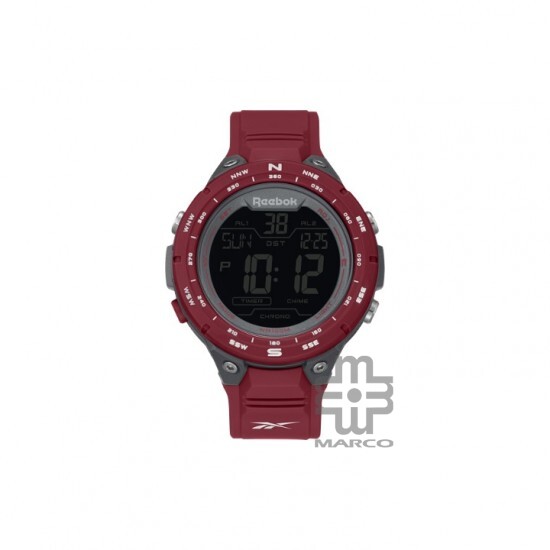 Reebok Slam RV-SLM-G9-PAPR-BR Excellent Red | Digital Men Watch | PU with SS Buckle | 2 Years Warranty Reebok Slam RV-SLM-G9-PAPR-BR Excellent Red | Digital Men Watch | PU with SS Buckle | 2 Years Warranty