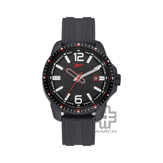 Reebok Spindrop Vibe RV-SPV-G3-PAIA-AR Black Silicone Strap Men Watch