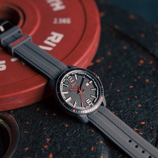 Reebok Spindrop Vibe RV-SPV-G3-PAIA-AR Black Silicone Strap Men Watch