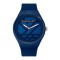 REEBOK SPARKLE RUN 2.0 GLITTER RV-SR2-L1-PLPL-L3 Blue Dial Blue Rubber Strap Analog Women Watch