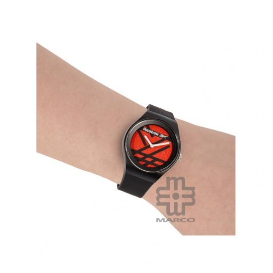 REEBOK Sparkle Run 2.0 RV-SR2-L1-PBPB-R1 Red Dial Black Rubber Strap Analog Women Watch