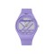 REEBOK SPARKLE RUN 2.0 GLITTER RV-SR2-L1-PVPV-11 Silver Dial Purple Rubber Strap Analog Women Watch