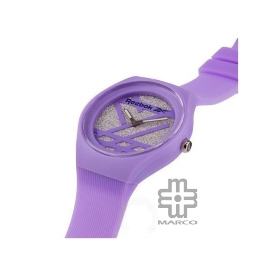 REEBOK SPARKLE RUN 2.0 GLITTER RV-SR2-L1-PVPV-11 Silver Dial Purple Rubber Strap Analog Women Watch REEBOK SPARKLE RUN 2.0 GLITTER RV-SR2-L1-PVPV-11 Silver Dial Purple Rubber Strap Analog Women Watch