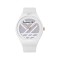 REEBOK Sparkle Run 2.0 RV-SR2-L1-PWPW-13 Silver Dial White Rubber Strap Analog Women Watch