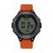 REEBOK THRUSTER RV-THR-G9-PBPO-WO BLACK GREY CASE ORANGE PU STRAP MEN DIGITAL WATCH