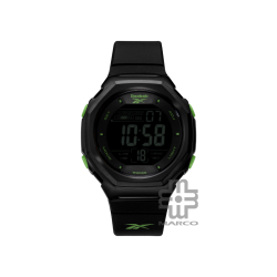 Reebok United RV-UNI-G9-SBPB-BG Warrior Black PU with SS Buckle Unisex Digital Watch | 44MM | 10ATM | 2Y Warranty