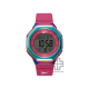 Reebok United RV-UNI-G9-SZPR-WR Steel Rainbow Red PU with SS Buckle Unisex Digital Watch | 44MM | 10ATM | 2Y Warranty