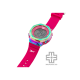 Reebok United RV-UNI-G9-SZPR-WR Steel Rainbow Red PU with SS Buckle Unisex Digital Watch | 44MM | 10ATM | 2Y Warranty