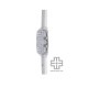 Reebok Nerd RV-VNE-U9-PZIS-WW Transparent Positive Cold Grey ABS Silicone Strap Digital Dial Unisex Watch