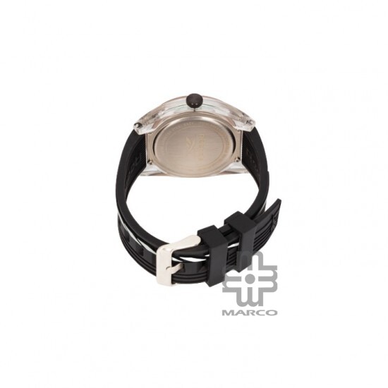 Reebok Walker RV-WAL-G3-PZIB-KB Mint Black Men Watch | Analog Dial with Date | Transparent Watch Case | 2Y Warranty