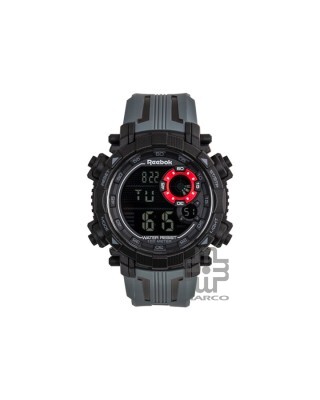 Reebok Warrior  RV-WRR-G9-PAPA-BA Black Shark Men Digital Watch | 49MM | 10ATM | 2Y Warranty