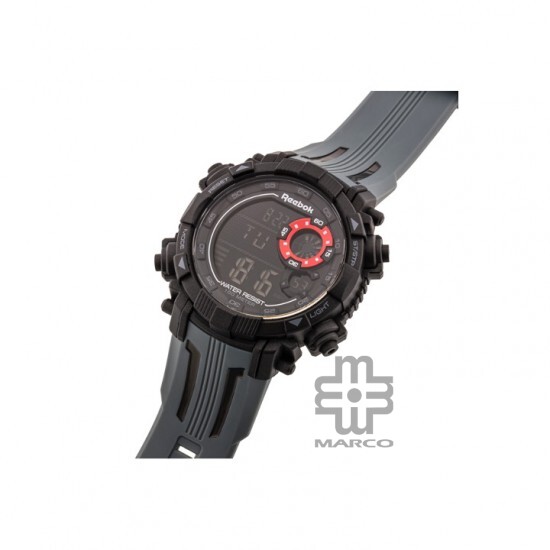 Reebok Warrior  RV-WRR-G9-PAPA-BA Black Shark Men Digital Watch | 49MM | 10ATM | 2Y Warranty