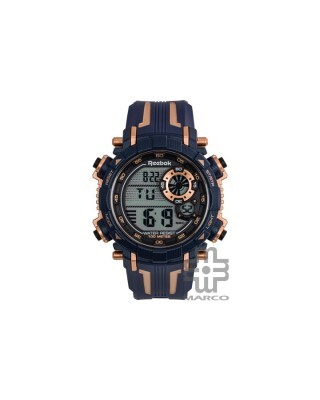 Reebok Warrior  RV-WRR-G9-PNPN-WN Navy Grey Men Digital Watch | 49MM | 10ATM | 2Y Warranty