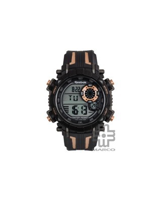 Reebok Warrior  RV-WRR-G9-PSPB-WS Black Grey Men Digital Watch | 49MM | 10ATM | 2Y Warranty