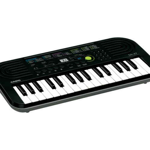 CASIO SA-47 Mini Keyboard 32 Mini Keys [ Free Adaptor + Woven Bag]