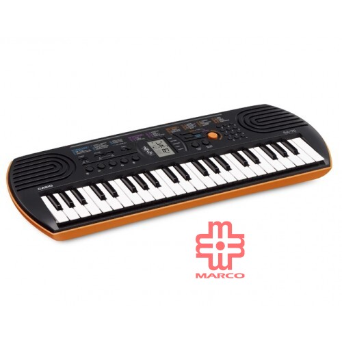 CASIO SA-76 Mini Keyboard 44 Mini Keys [ Free Adaptor + Keyboard Bag]