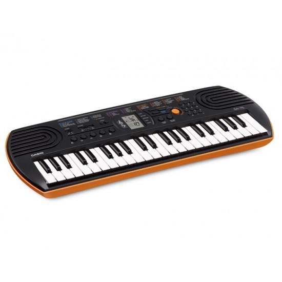 CASIO SA-76 Mini Keyboard 44 Mini Keys [ Free Adaptor + Woven Bag]