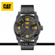 CAT GRID 3HD SC-161-34-127 BLACK LEATHER STRAP MEN WATCH CAT GRID 3HD SC-161-34-127 BLACK LEATHER STRAP MEN WATCH