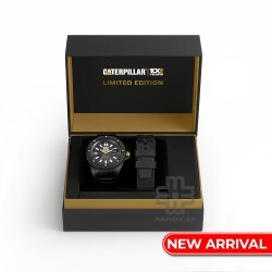 CAT 100 Years Limited Edition | SET-S7-168-12-121 | Black Stainless Steel Band Men Watch