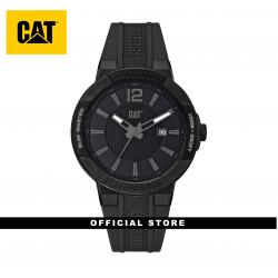 CAT SHOCK SLIM SH-161-21-131 BLACK SILICON STRAP MEN WATCH