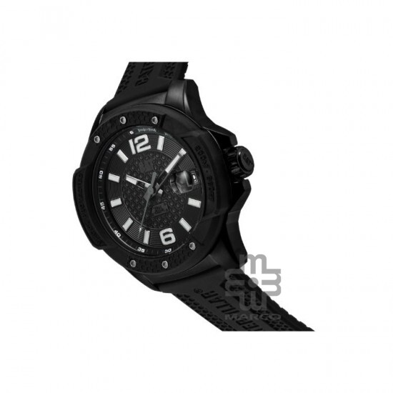 Caterpillar Shockmaster SJ-151-21-131 | Black Silicone Strap | Analog Watch | 20 ATM | 3HD Movement | Shock Resistant 