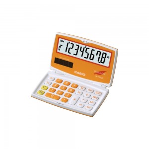 Casio SL-100VC-OE Pocket Calculator (Orange)