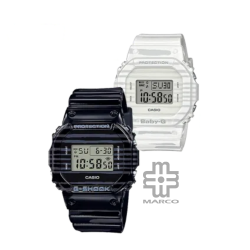 Casio G-Shock x Baby-G SLV-19B-1 Resin Band Couple Set Pair Watch