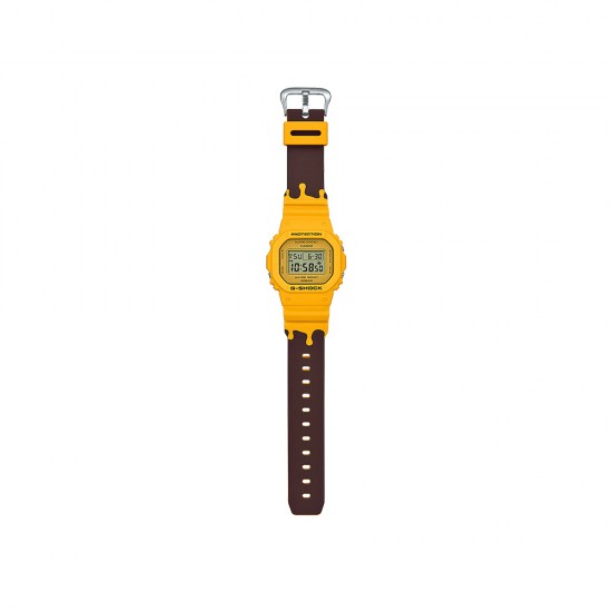 Casio G-Shock x Baby-G SLV-22B-9 Yellow And Brown Resin Band Couple Set Pair Watch