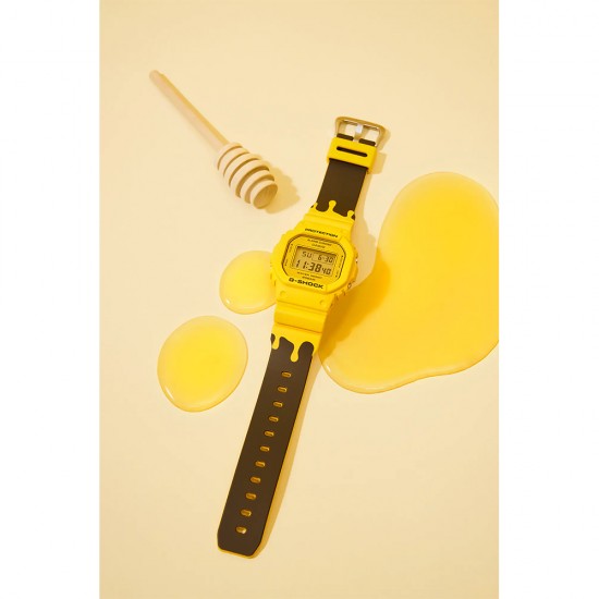 Casio G-Shock x Baby-G SLV-22B-9 Yellow And Brown Resin Band Couple Set Pair Watch