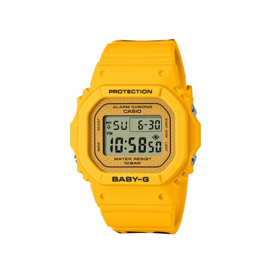 Casio G-Shock x Baby-G SLV-22B-9 Yellow And Brown Resin Band Couple Set Pair Watch