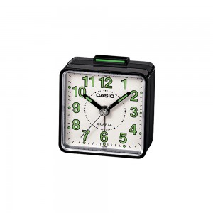 Casio TQ-140-1B Traveller's Alarm Analog Clock